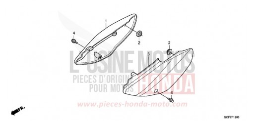 COUVERCLE LATERAL CRF70FC de 2012